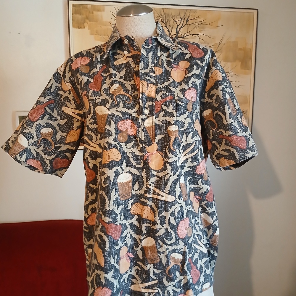 Reyn Spooner Collection By Reyn Spooner Multicolor Tropical Print Shirt